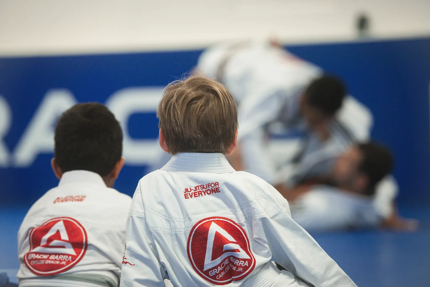 Students training at Gracie Barra Holbrooks